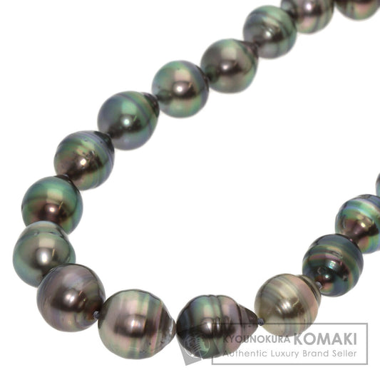 TASAKI   Necklace Baroque Black Pearl Silver Ladies