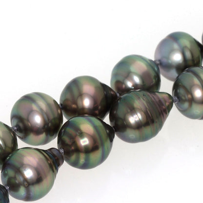 TASAKI   Necklace Baroque Black Pearl Silver Ladies