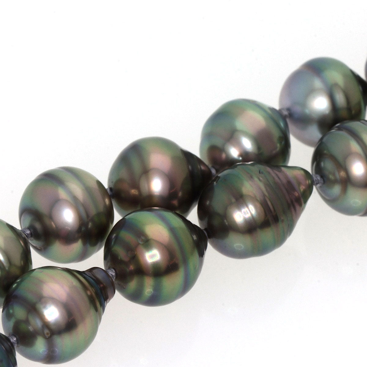 TASAKI Baroque Black Pearl Necklace Silver Ladies [Used]