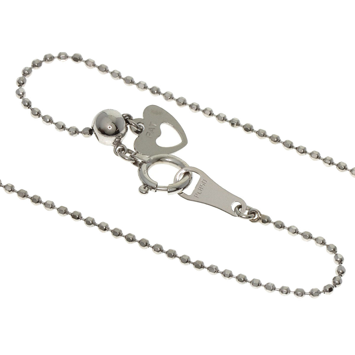 Kashikey Brown　Diamond Diamond Necklace Platinum PT900 PT850Ladies [Used]