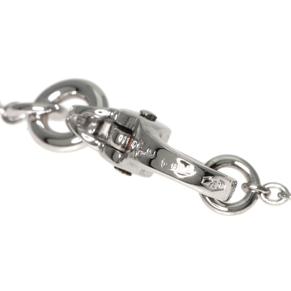 Pomellato Capri Onyx Diamond Necklace K18 White Gold Ladies [Used]