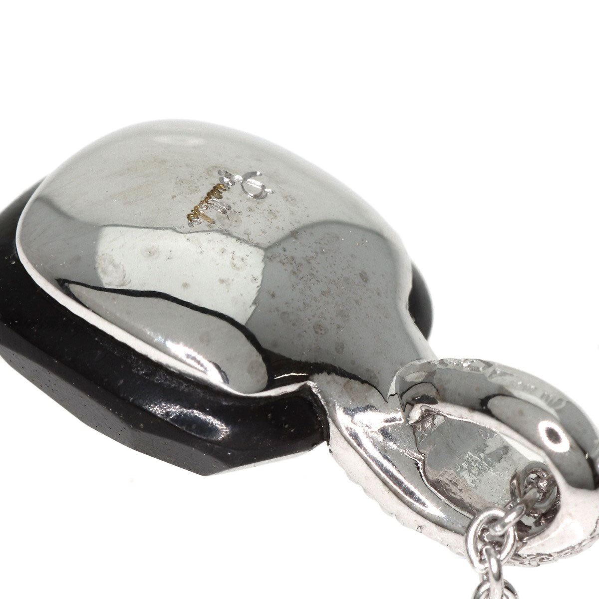 Pomellato Capri Onyx Diamond Necklace K18 White Gold Ladies [Used]