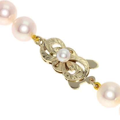 MIKIMOTO Pearl Pearl Necklace K14 Yellow Gold Ladies [Used]