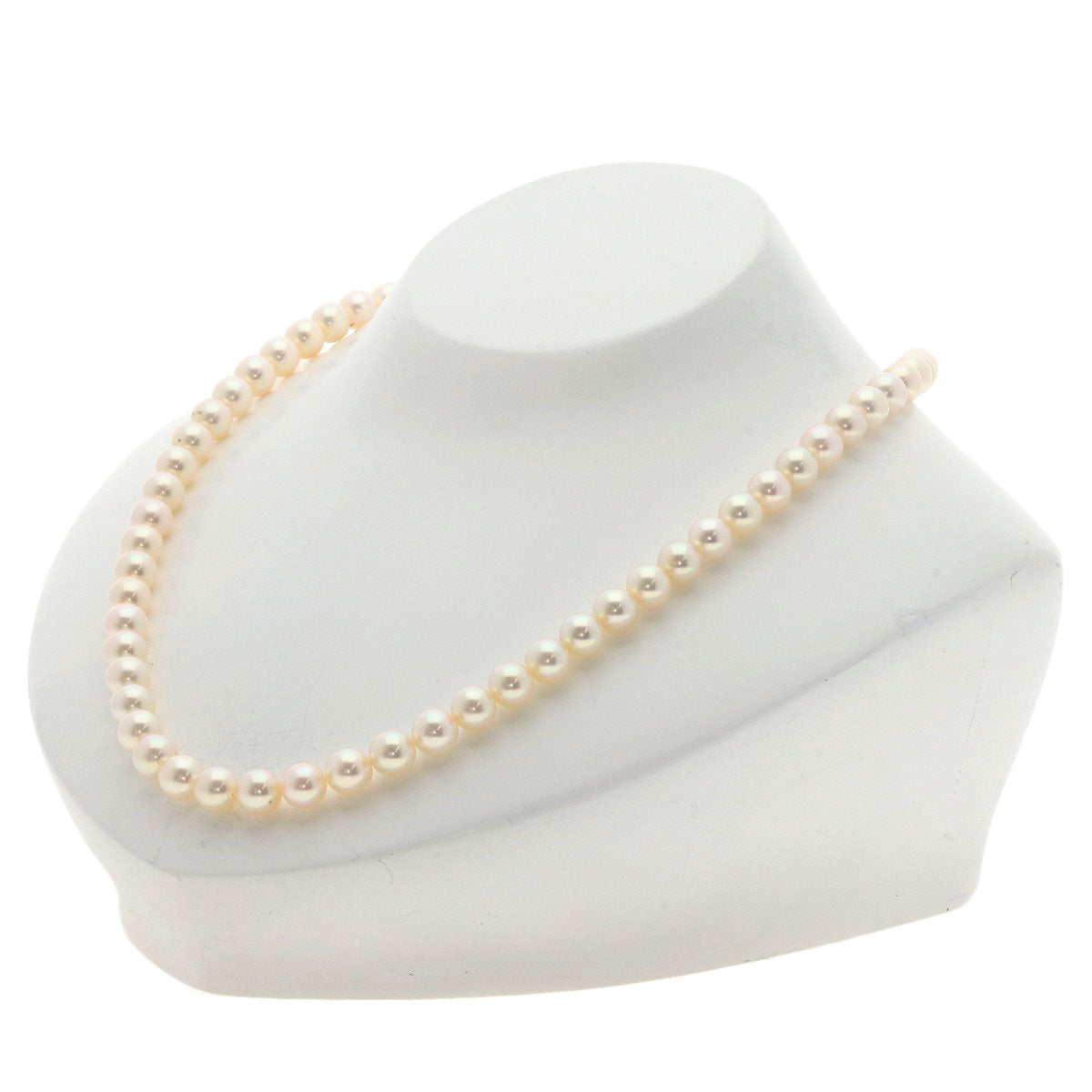 MIKIMOTO Pearl Pearl Necklace K14 Yellow Gold Ladies [Used]
