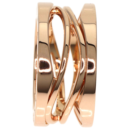 BVLGARI B.zero1 Legend 3 Bands #47 Ring K18 Pink Gold Ladies [Used]