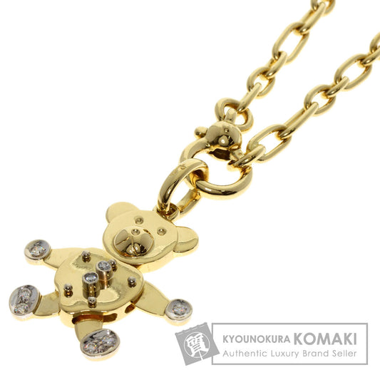 Pomellato   Necklace Orset Teddy Bear Diamond K18 Yellow Gold Ladies