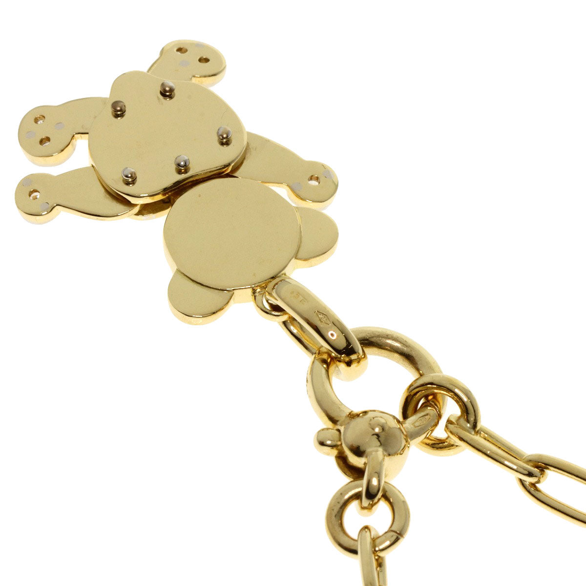 Pomellato   Necklace Orset Teddy Bear Diamond K18 Yellow Gold Ladies