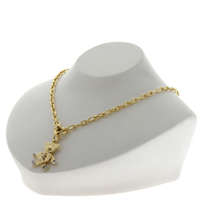 Pomellato   Necklace Orset Teddy Bear Diamond K18 Yellow Gold Ladies