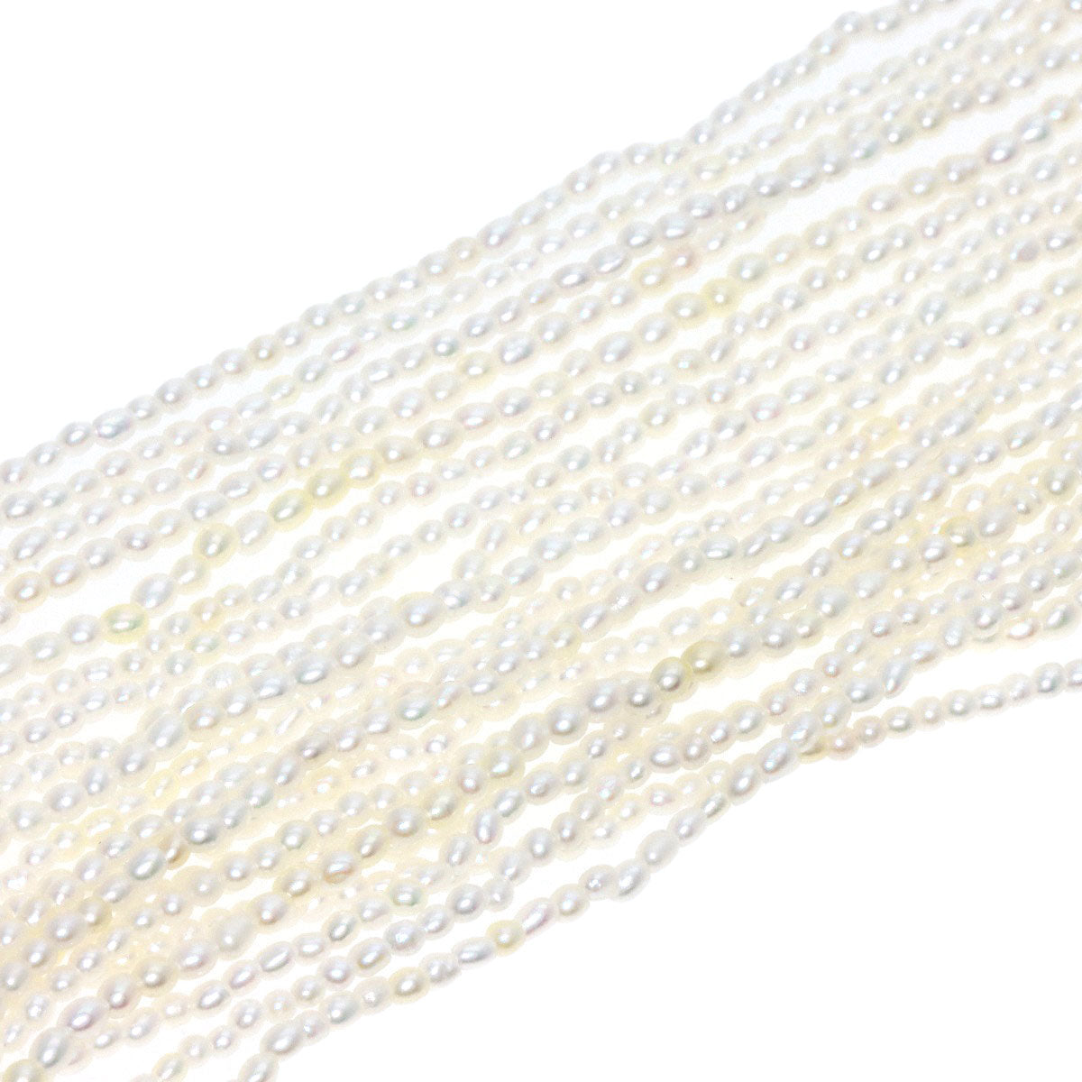 TASAKI Keshi Pearl 10 strands 19.7" Necklace Silver Ladies [Used]
