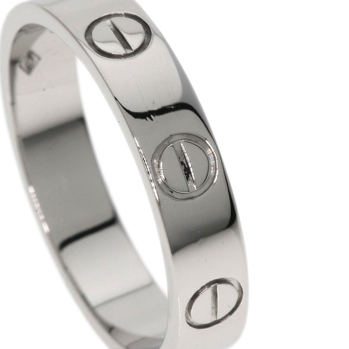 CARTIER   Ring mini love ring #49 Platinum PT950 Ladies