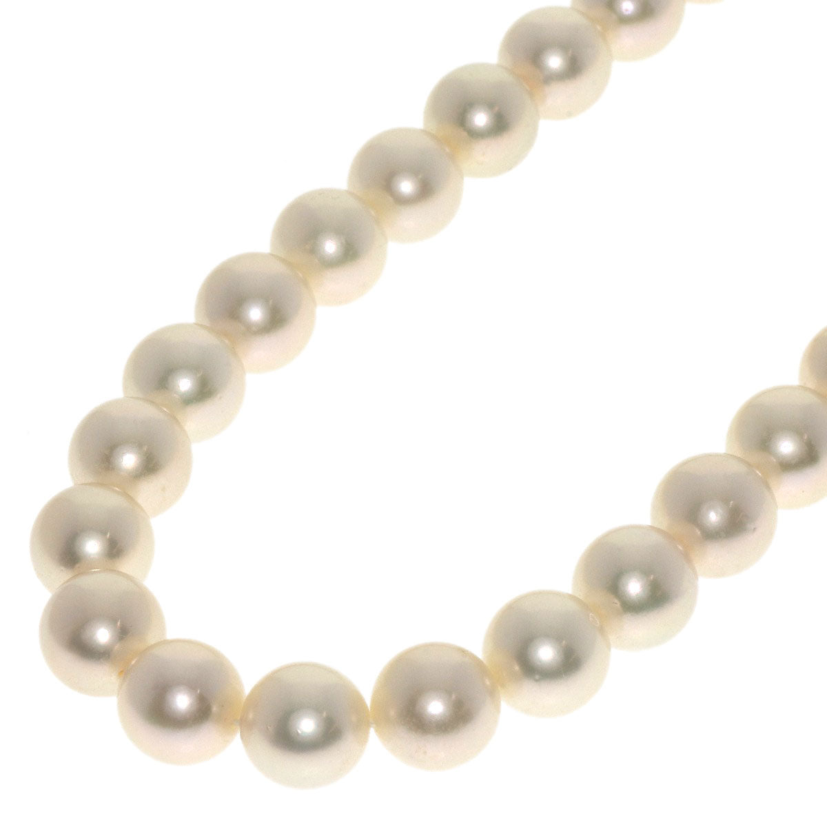 MIKIMOTO Pearl Pearl Necklace K18 White Gold Ladies [Used]