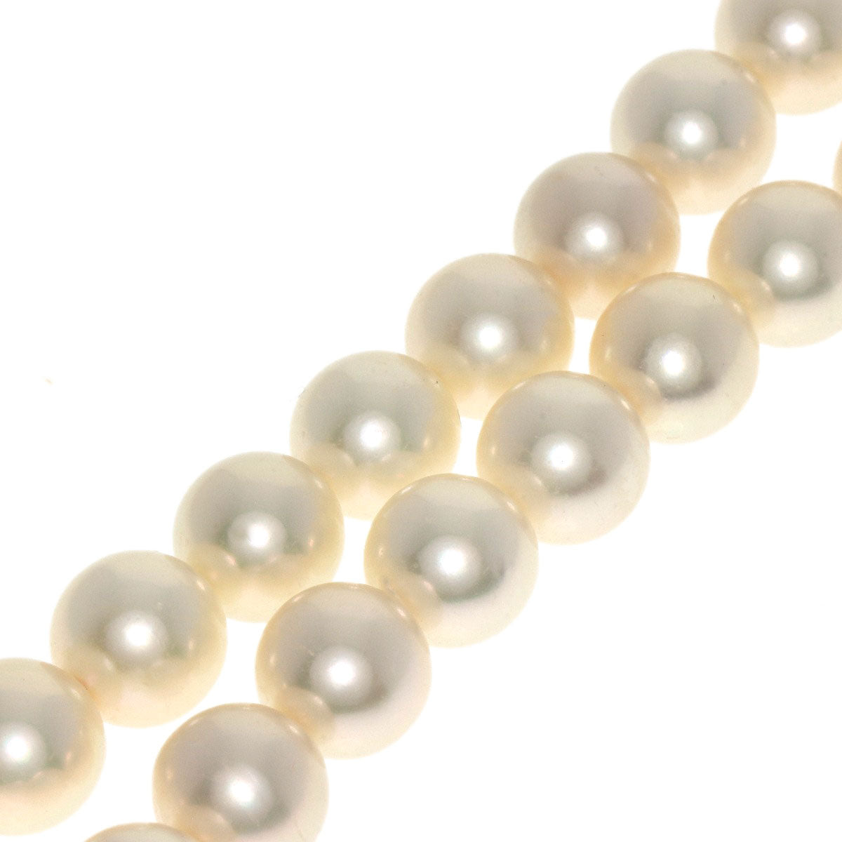 MIKIMOTO   Necklace Pearl Pearl K18 White Gold Ladies