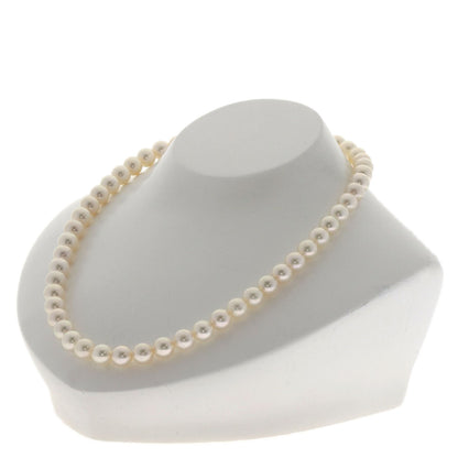 MIKIMOTO Pearl Pearl Necklace K18 White Gold Ladies [Used]