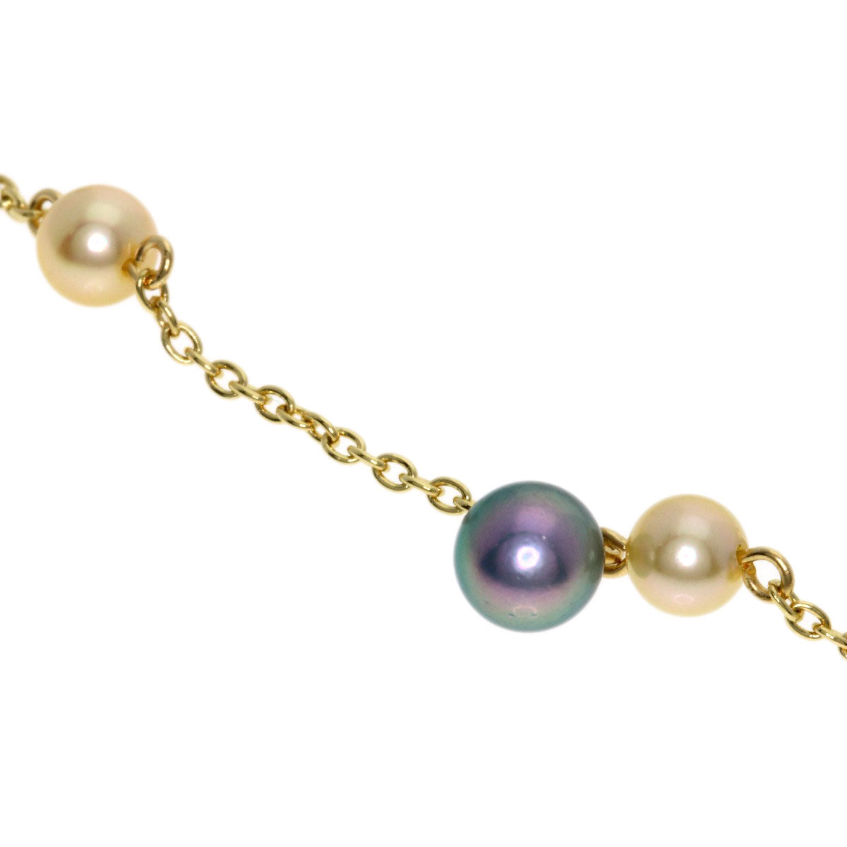 TASAKI   Bracelet Station Pearl Pearl K18 Yellow Gold Ladies