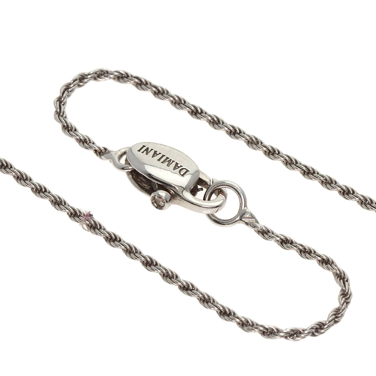 Damiani Belle Epoque Ruby Diamond M Necklace K18 White Gold Ladies [Used]