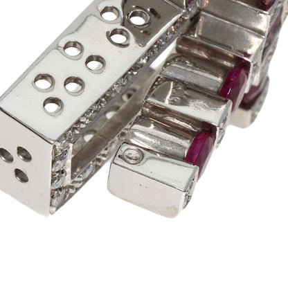 Damiani Belle Epoque Ruby Diamond M Necklace K18 White Gold Ladies [Used]
