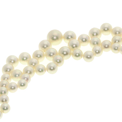 MIKIMOTO Pearl Pearl Necklace K18 White Gold Ladies [Used]