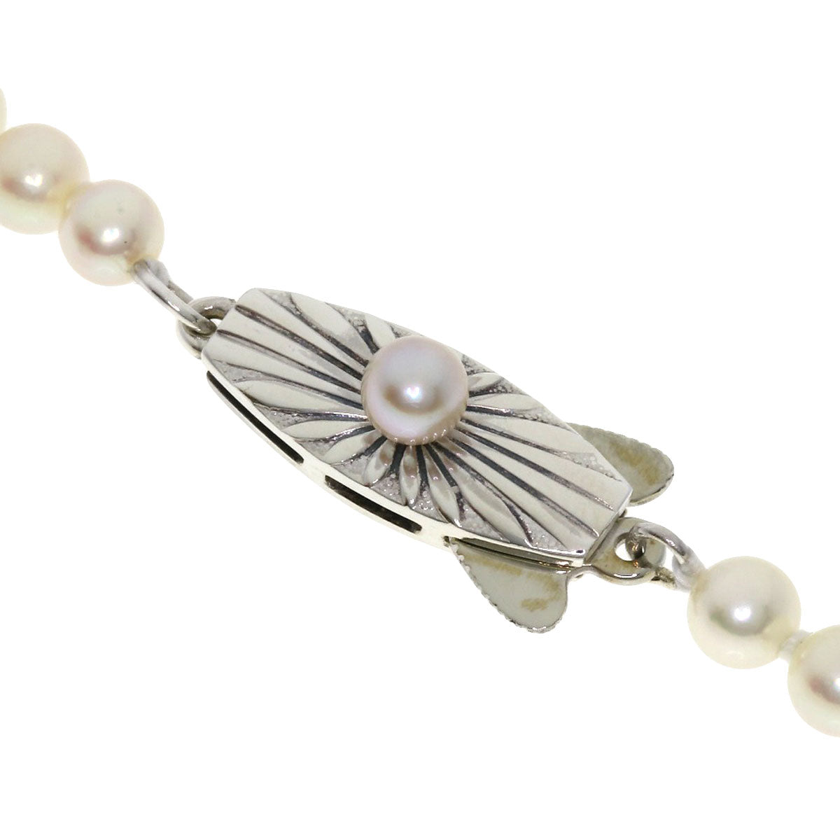 MIKIMOTO   Necklace Pearl Pearl Silver Ladies