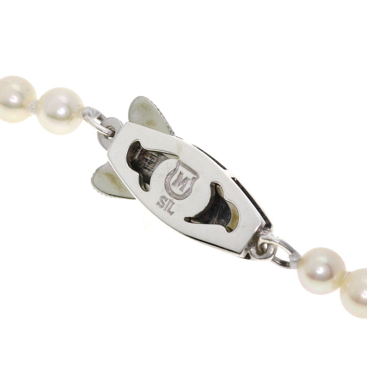 MIKIMOTO   Necklace Pearl Pearl Silver Ladies