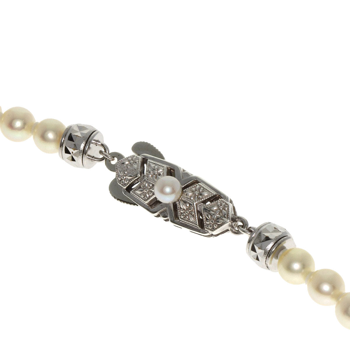 MIKIMOTO Pearl Pearl Necklace Metal Ladies [Used]