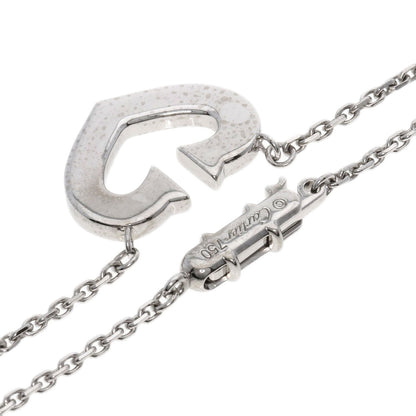 CARTIER   Necklace C heart K18 White Gold Ladies