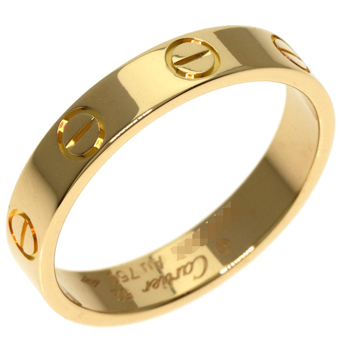 CARTIER   Ring mini love ring #52 K18 Yellow Gold Ladies