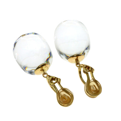 Baccarat   Earring drop K18 Yellow Gold Ladies