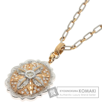 CAZZANIGA   Necklace Diamond K18 White Gold Ladies