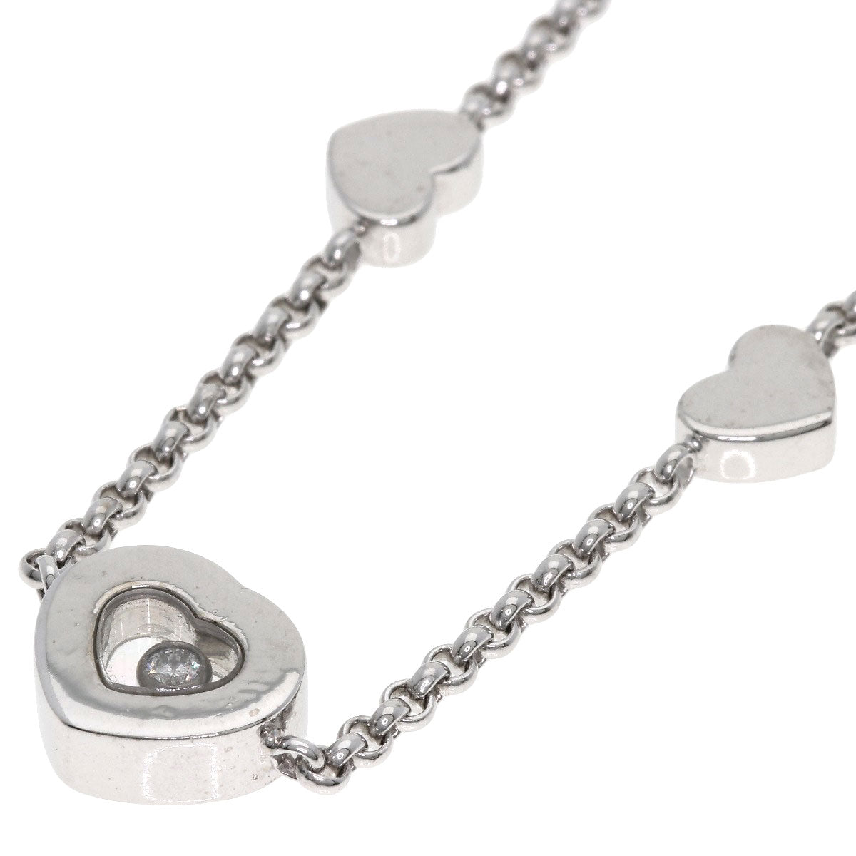 Chopard   Bracelet Happy Diamond K18 White Gold Ladies