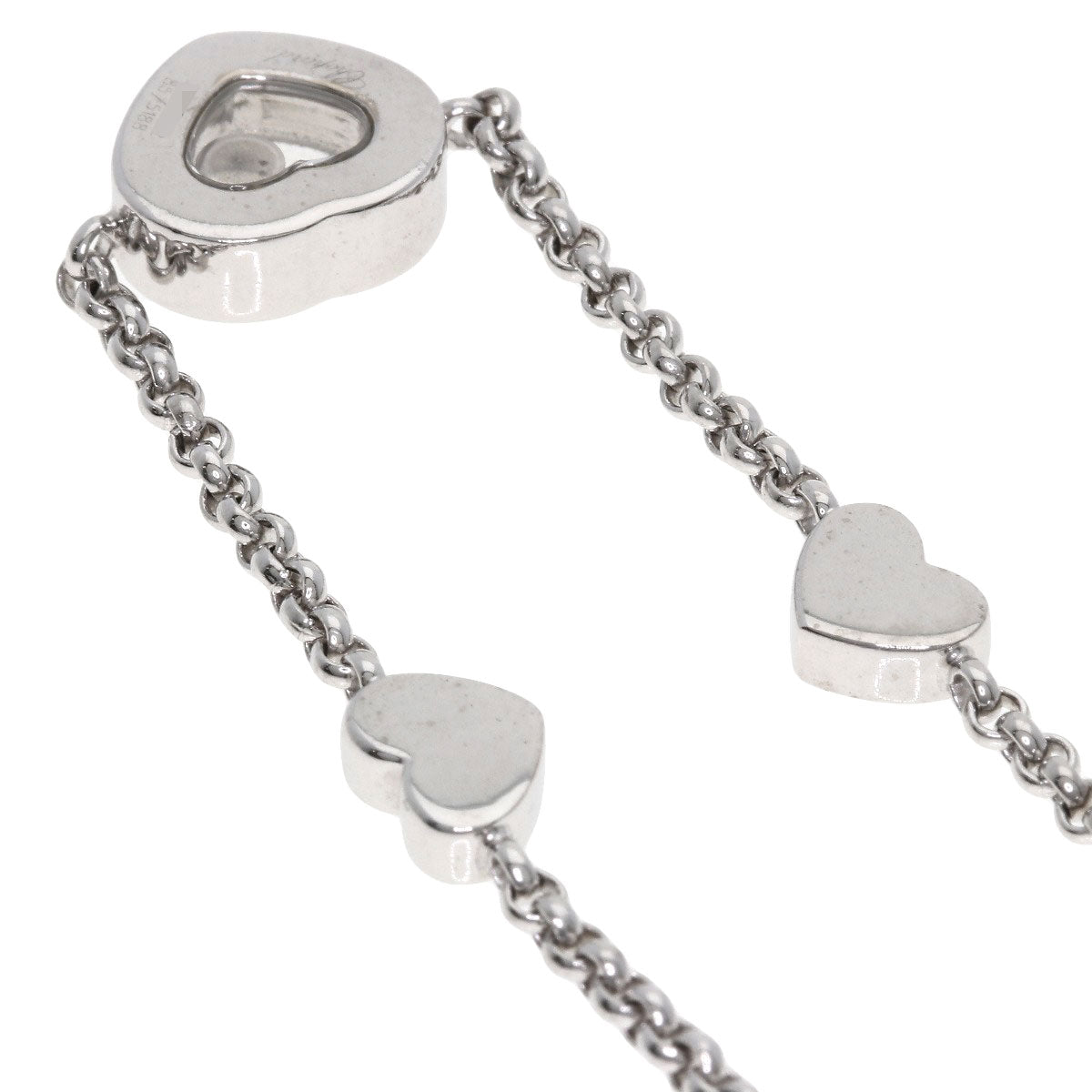 Chopard   Bracelet Happy Diamond K18 White Gold Ladies