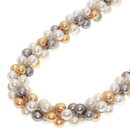 TASAKI Freshwater Pearl Pearl Necklace K18 White Gold Ladies [Used]