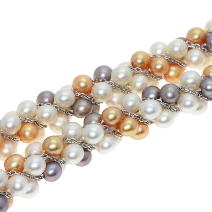 TASAKI Freshwater Pearl Pearl Necklace K18 White Gold Ladies [Used]