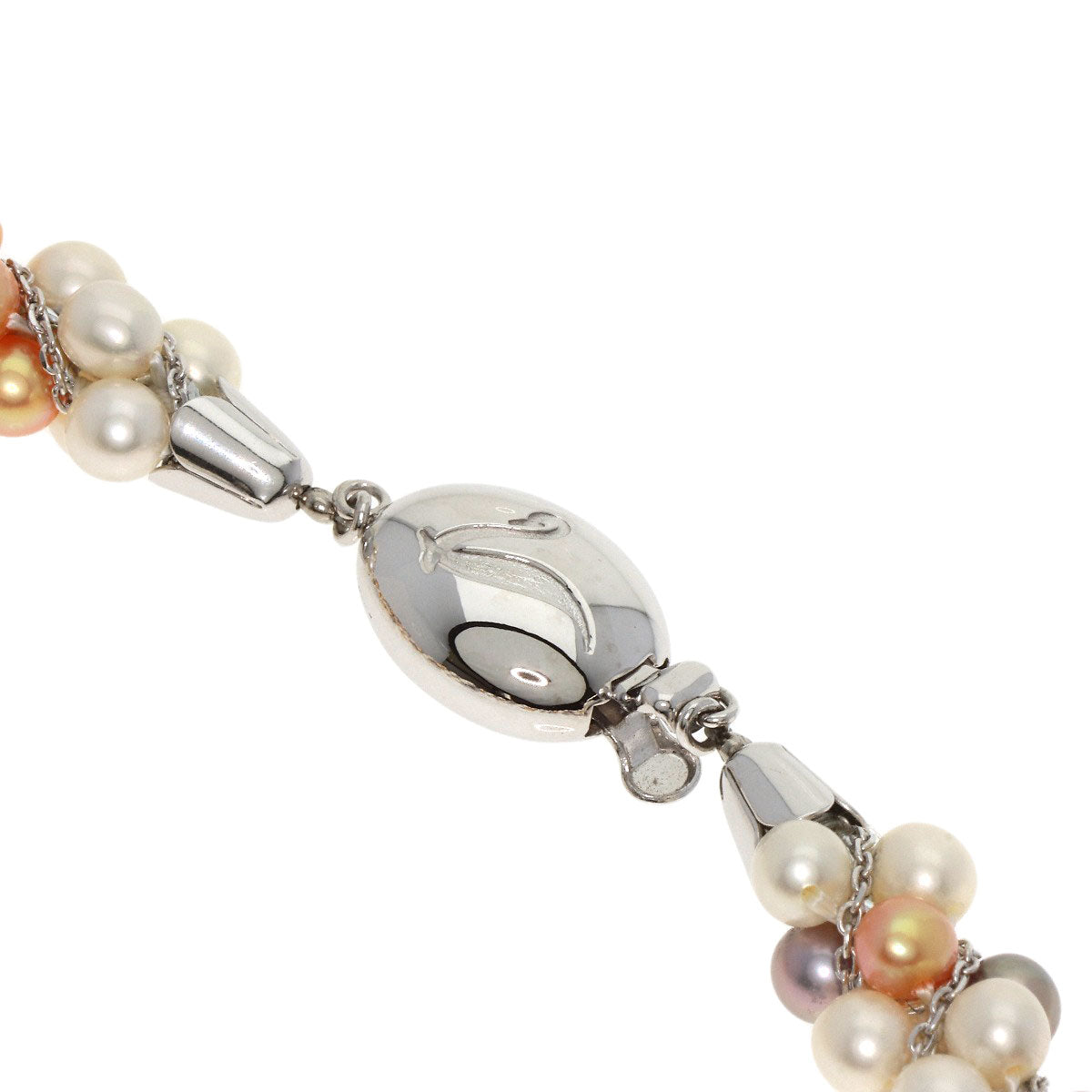 TASAKI Freshwater Pearl Pearl Necklace K18 White Gold Ladies [Used]