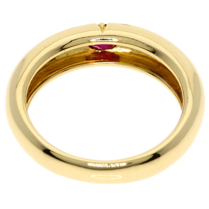 Chaumet   Ring Vintage Ruby K18 Yellow Gold Ladies