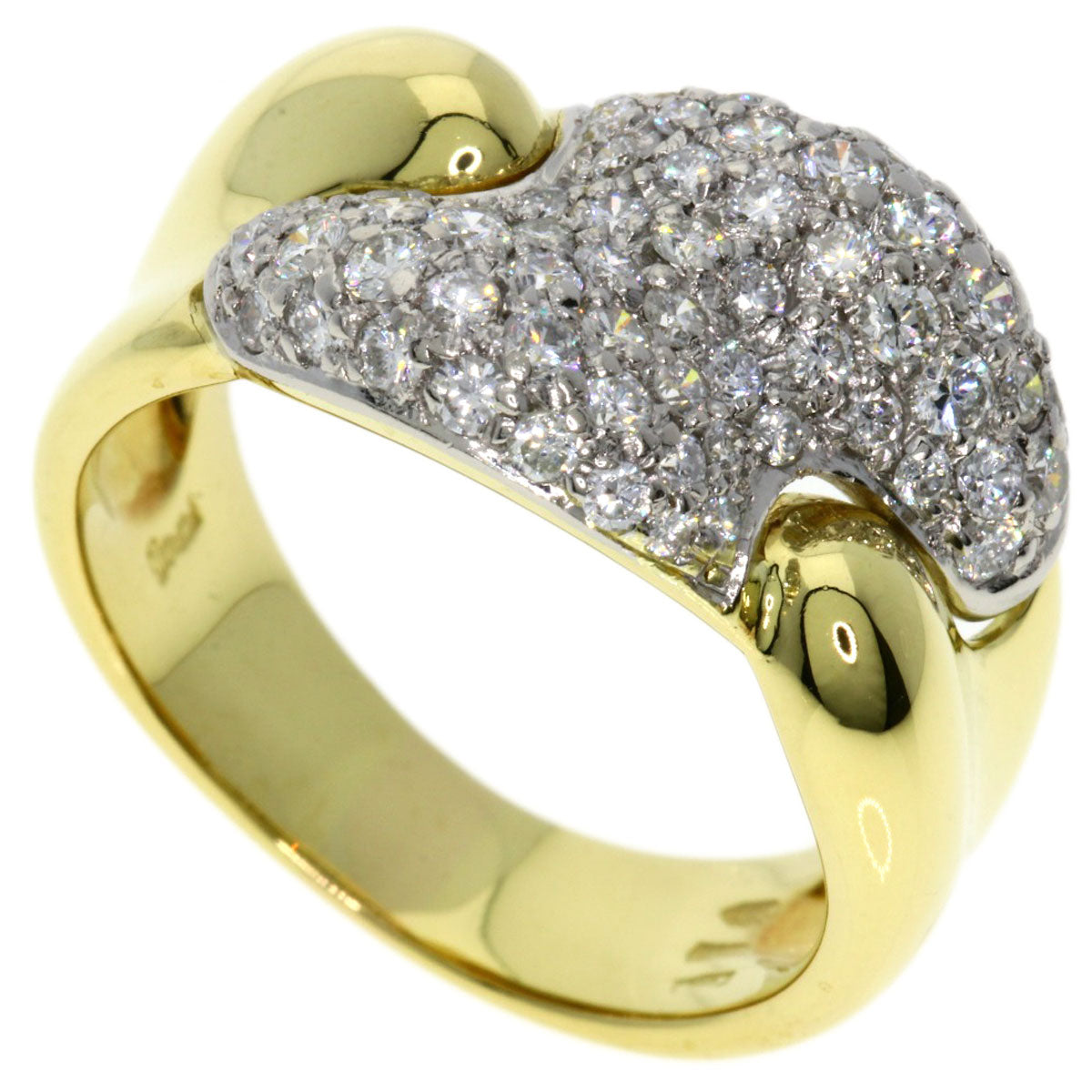 Damiani   Ring Diamond K18 Yellow Gold PT950Ladies