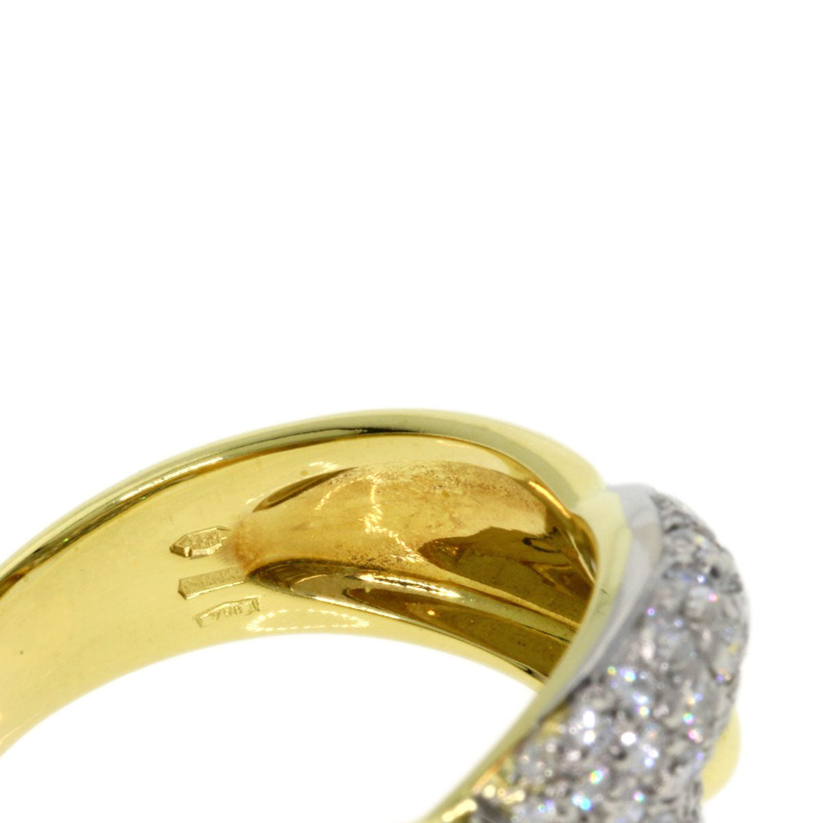 Damiani   Ring Diamond K18 Yellow Gold PT950Ladies