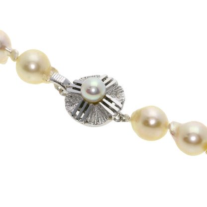 Baroque Pearl Bracelet 2-piece set Necklace Silver 87.5g　Ladies
