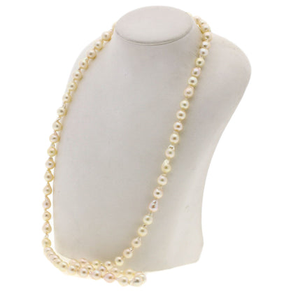 Baroque Pearl Bracelet 2-piece set Necklace Silver 87.5g　Ladies