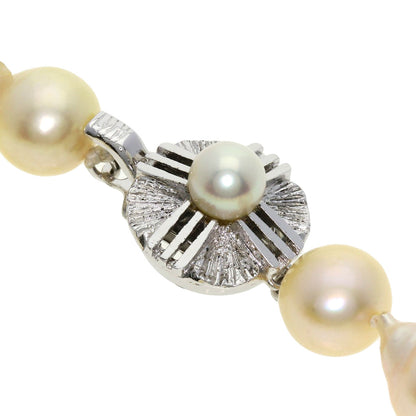 Baroque Pearl Bracelet 2-piece set Necklace Silver 87.5g　Ladies