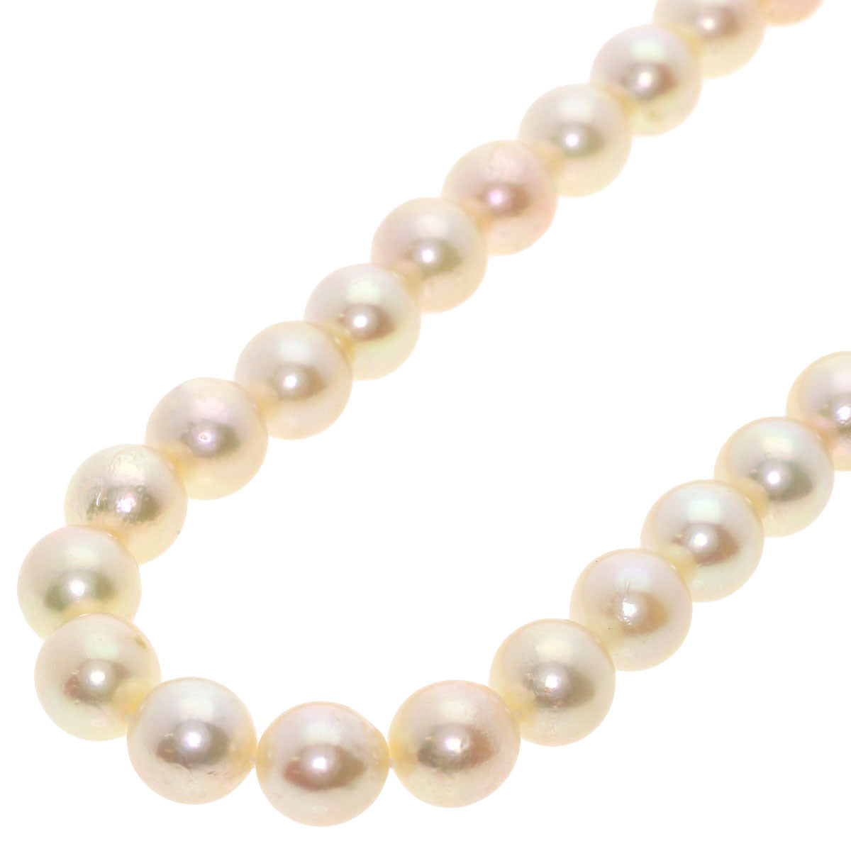 Akoya pearl Pearl Necklace Silver 33.4g　Ladies