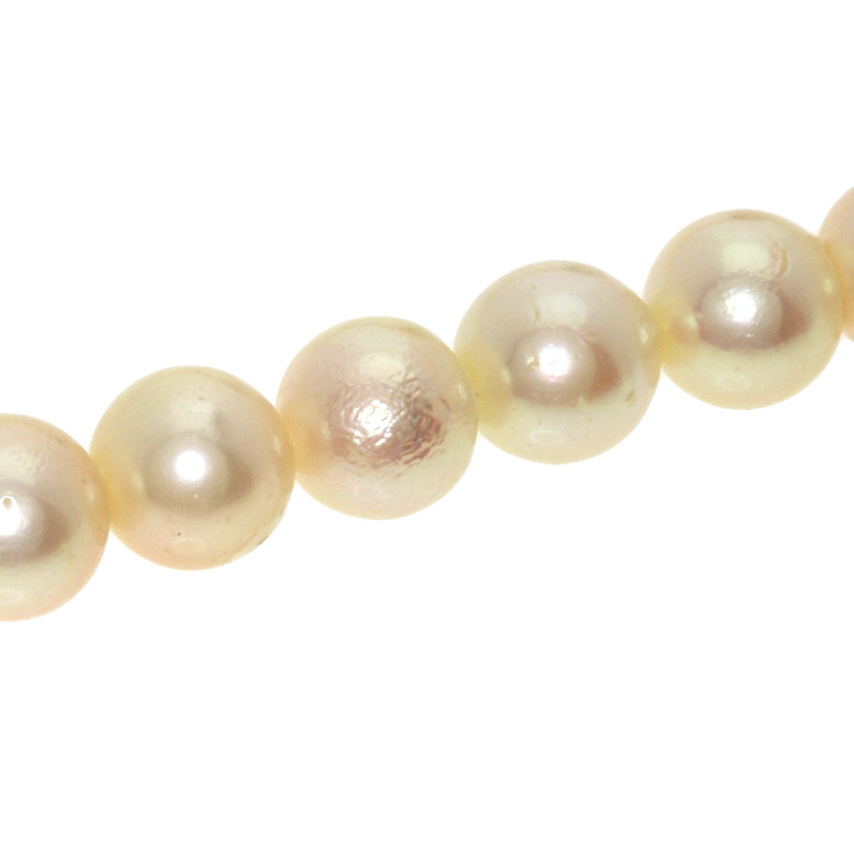 Akoya pearl Pearl Necklace Silver 33.4g　Ladies