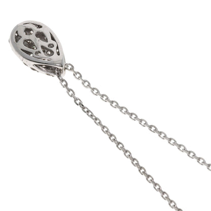 0.37ct Diamond Necklace K18 White Gold  3.4g　Ladies
