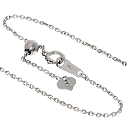 0.37ct Diamond Necklace K18 White Gold  3.4g　Ladies