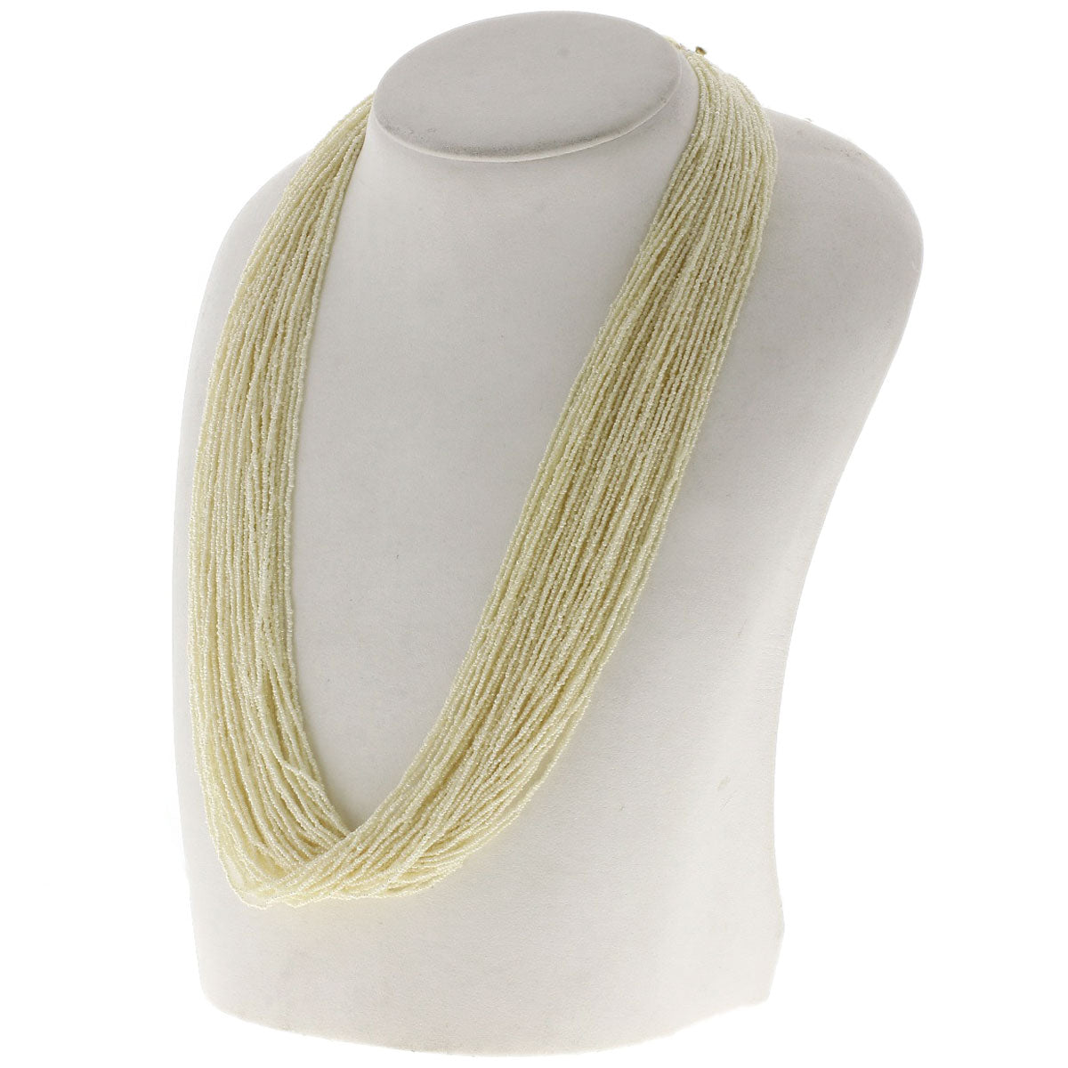 Keshi Pearl 50 strands Necklace K14 Yellow Gold  54.9g　Ladies