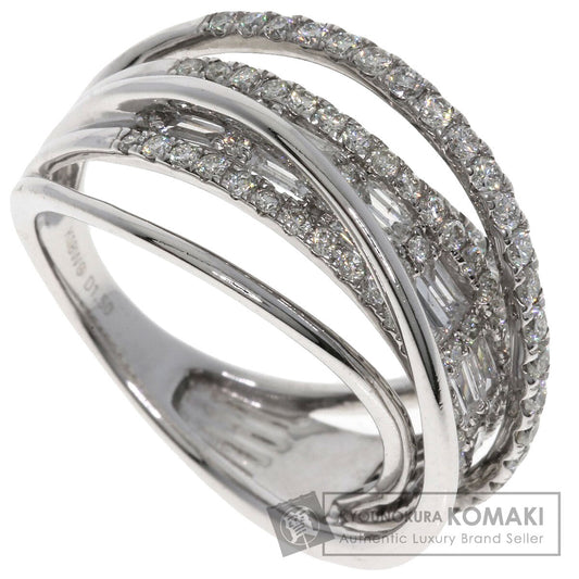 1.5ct Diamond Ring K18 White Gold  6.7g　Ladies