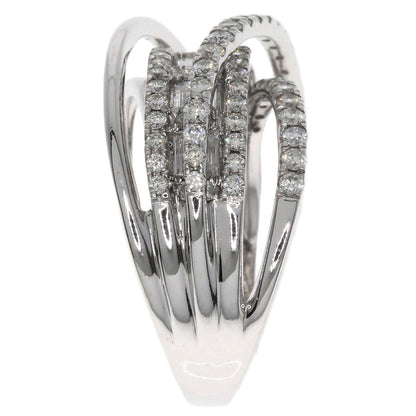 1.5ct Diamond Ring K18 White Gold  6.7g　Ladies