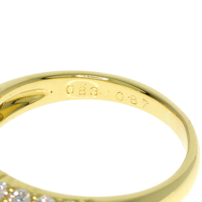 0.83ct Diamond Ring K18 Yellow Gold  3.7g　Ladies