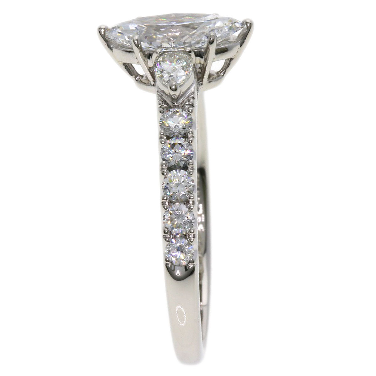 1.119ct Diamond D-SI-1 Ring Platinum PT900 6g　Ladies