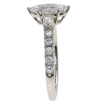 1.119ct Diamond D-SI-1 Ring Platinum PT900 6g　Ladies