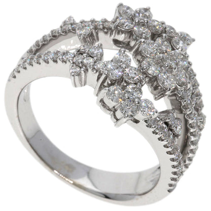 1ct Diamond Ring K18 White Gold 7.2g　Ladies